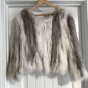 THE JETSET DIARIES Real Fox Fur Coat